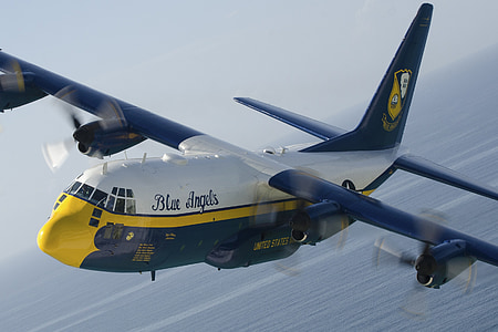 C130, Hercules, Blue angels, Navy, lento, sotilaallinen, Yhdysvallat