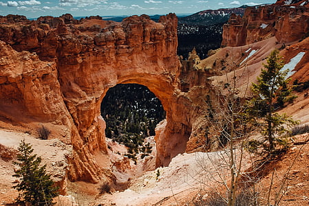 Bryce canyon, nationalparken, Utah, landskap, öken, erosion, geologi