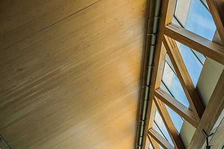 структура, архитектура, стъкло, дървен материал, покрив