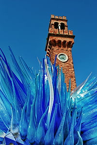 glass, tower, watch, murano, construction, architecture, building