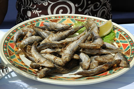 sardines, menjar, peix, sopar, cuinar, beneficiar-se de, aliments