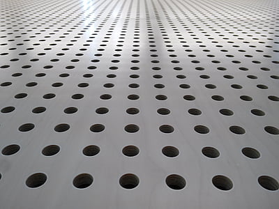 holes, pattern, perspective, smooth