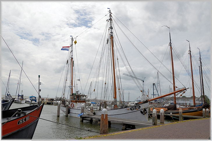 Holland, Nederland, Urk, Volendam, Enkhuizen, horn, fisk