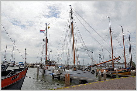 Holland, Nederländerna, urk, Volendam, Enkhuizen, Horn, fisk