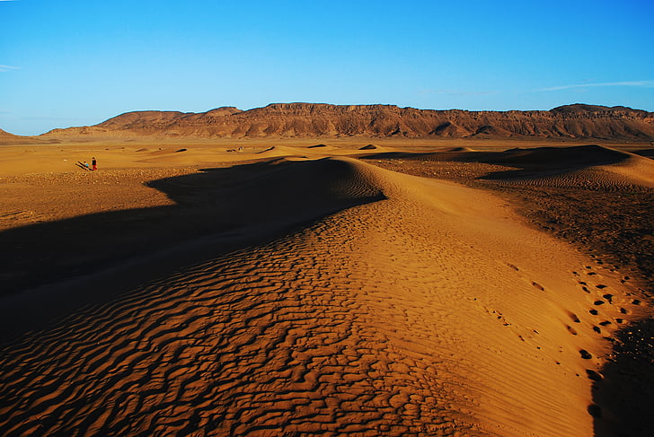 Zagora, öken, Marocko, Sahara, Afrika, Sand, resor