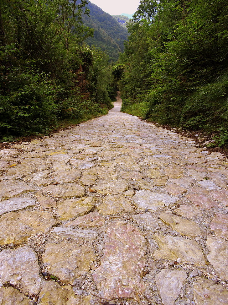 Trail, Gulvbelægning, sten, vandreture, Mountain, gang, Veneto