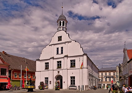 Usedom, Wolgast, Marktplatz, Altes Rathaus