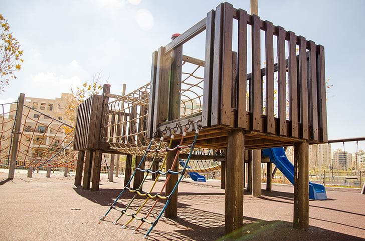 playground, fun, sunlight, outdoors