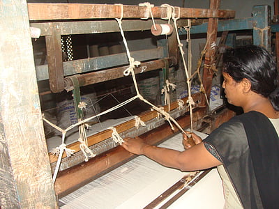 cotton, spinning, khadi, coarse cloth, garag, india, weaving