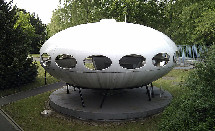 UFO, hjem, kunststoffhaus, Live