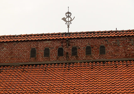 tiilikatto, katto, rakennus, historiallinen, Skane, Kristianstad