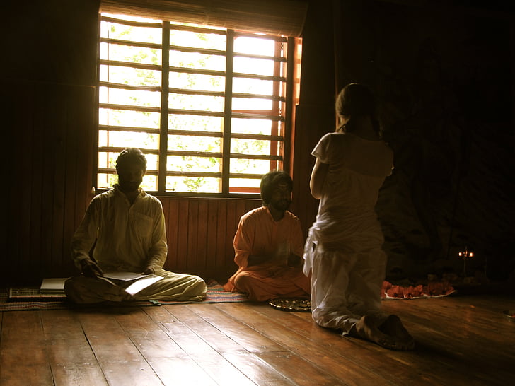 Yoga, meditazione, Guru, Swami, rana pescatrice, spirituale, India