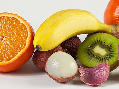 tròpics, fruites, mandarines, taronges, Kiwi, Amanida de fruites, Amèrica central
