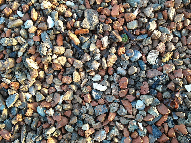 kamienie, żwirowa, kolorowe, wiele, wzór, tło, tła