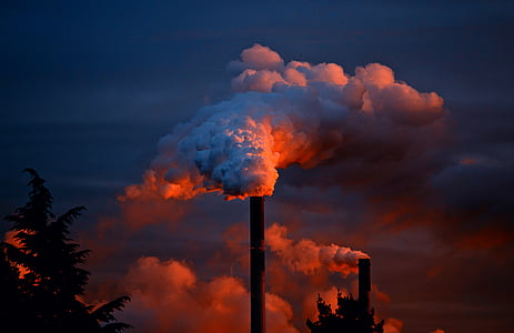 humo, fumar, chimenea, chimenea, protección del medio ambiente, contaminación, los gases de escape