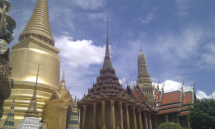 Bangkok, templom, Buddha