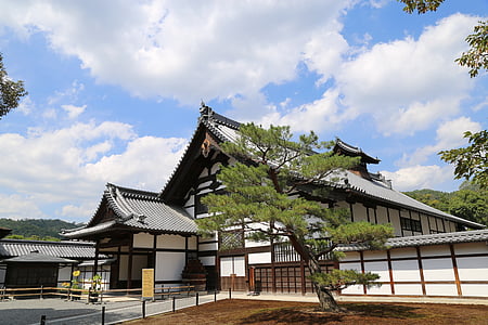 le paysage, Temple, Japon, culture japonaise, Ville de Kyoto, architecture, Préfecture de Kyoto