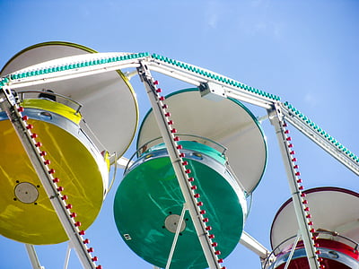 roda gigante, roda, diversão, atração, diversões, Parque, Carnaval