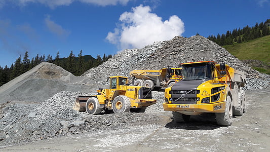 site, truck, dump truck, machinery, land Vehicle, earth Mover, equipment
