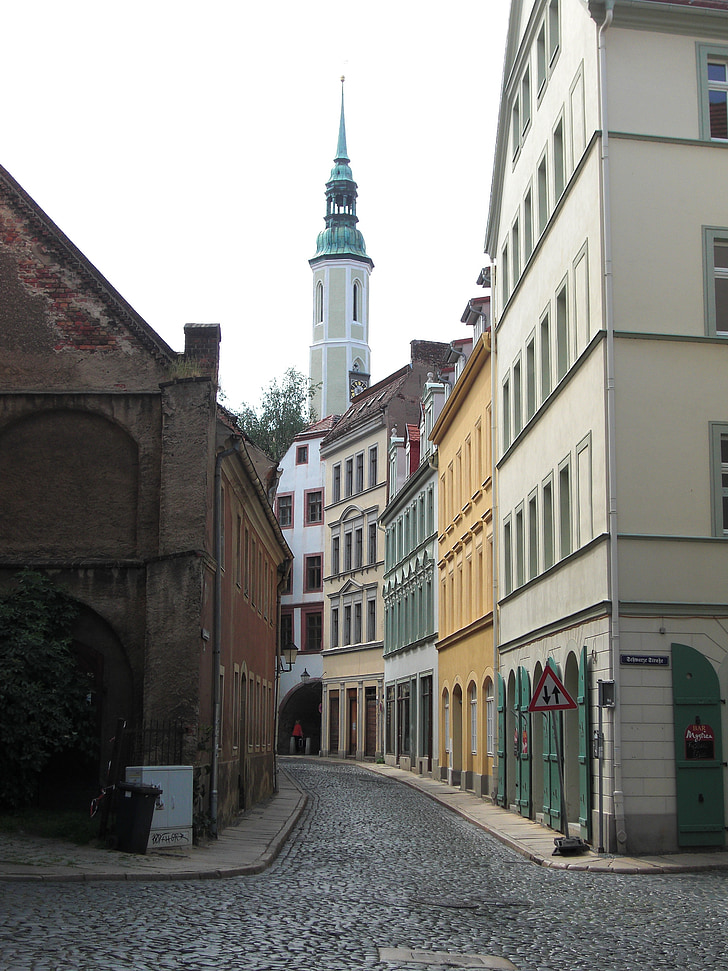 cidade velha, Historicamente, centro histórico, bowever, centro da cidade, Görlitz, estrada