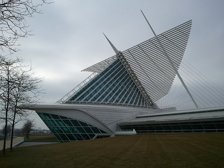 Milwaukee, táj, Arte, Museu