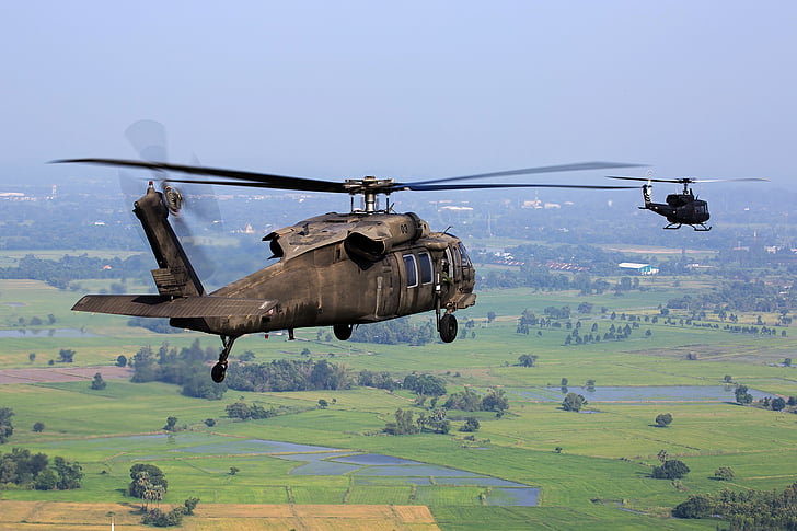Aviation, chuyến bay, bay, máy bay trực thăng, máy bay trực thăng, quân sự, cánh quạt
