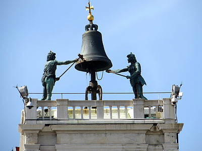 Venice bell, Piazza, Mark, St, San, Venesia, Marco