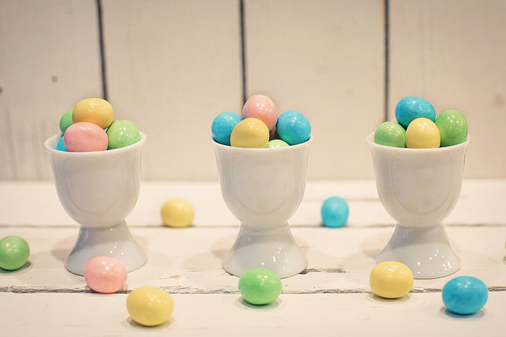 easter, candy, pastels, eggs, candy eggs, holiday, food