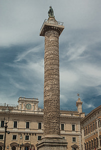 Roma, stulpelio, išspaudų aurèle, skulptūra, antikvariniai