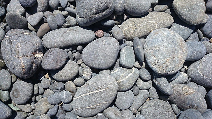 stijene, plaža, kamenje, priroda, Obala