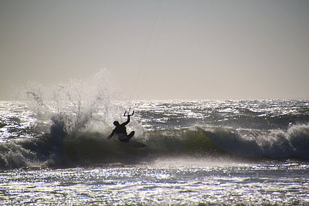 kite surf, Kitesurfer, kitesurf, kite surf, persona que practica surf, de surf, WINDSPORT