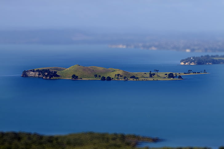 Wyspa, Auckland, Nowa Zelandia, dekoracje, krajobraz, Ocean, Wybrzeże