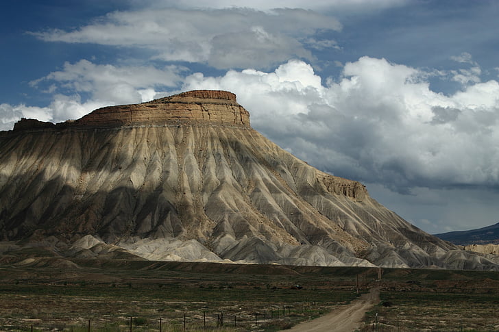 MT garfield, hegyek, Colorado, Mesa, Sky, festői, nyugati
