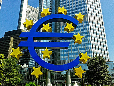 欧元, 货币, 财务, 欧洲, 企业融资, 欧洲央行, 法兰克福