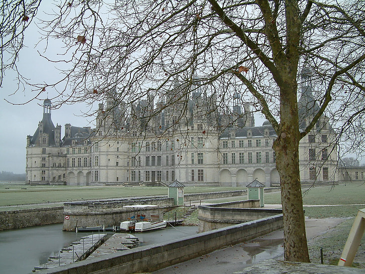 lâu đài, Chambord, Thung lũng sông Loire, Pháp, kiến trúc, lịch sử