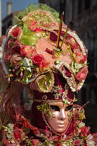 Venedig, Carnevale, Karneval, venezianische, Maskerade, Kostüm, Italienisch