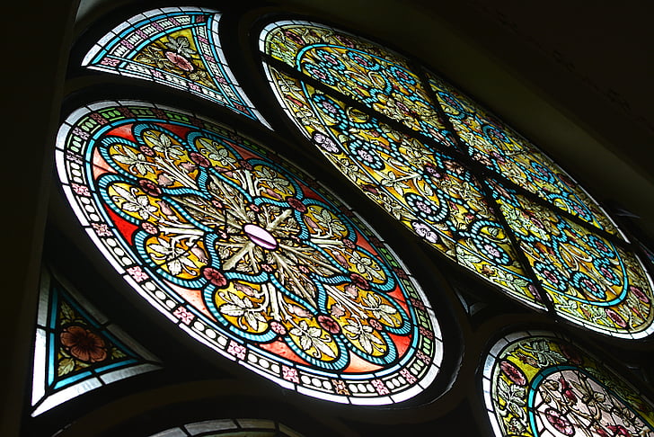 Църква, Прозорец, мозайка, Църквата прозорец, стъкло на Прозорец, стъклопис, религия