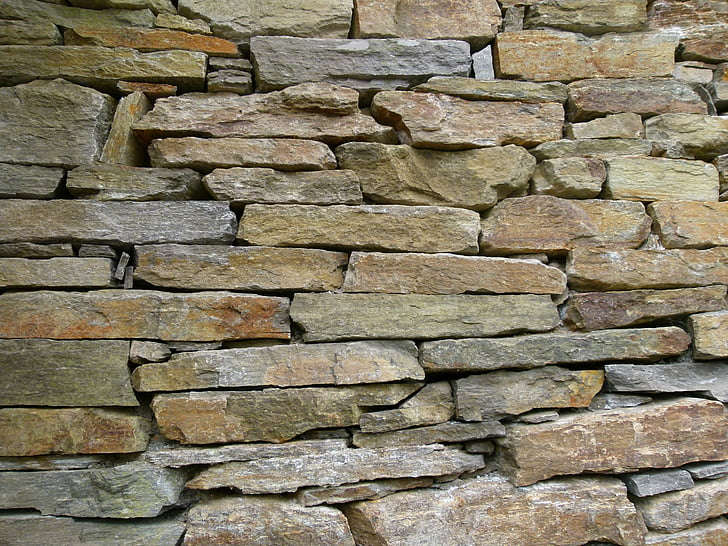 bức tường, đá, gạch, hàng rào