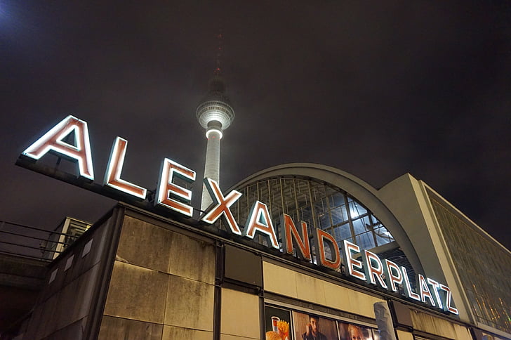 Alexanderplatz, Berlin, Niemcy, Architektura, Europy, Wieża, punkt orientacyjny
