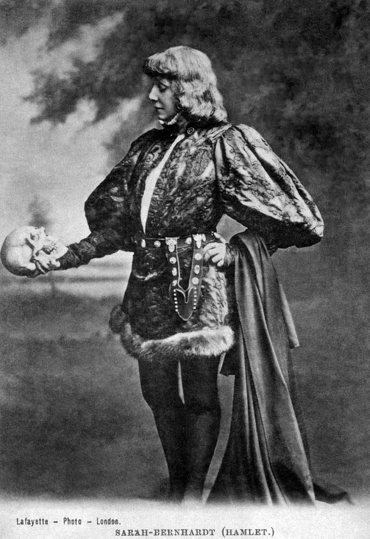 Άμλετ, Γουίλιαμ Σαίξπηρ, Sarah baird, 1899, κρανίο, κρανίο και crossbones