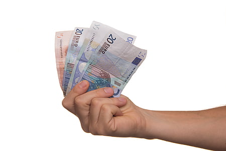 Euro, dinheiro, pagar, em dinheiro, contracção de empréstimos, empréstimo, concessão de empréstimos