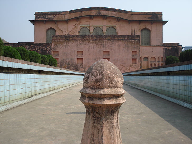 Lalbagh fort, 1600-tallet mughal fort, Dhaka, arkitektur, berømte sted