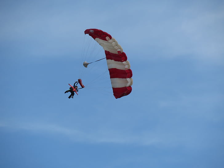 parašiutas, šuoliai parašiutu, Chatham, dangus, Sportas, nardymas, Ekstremalus