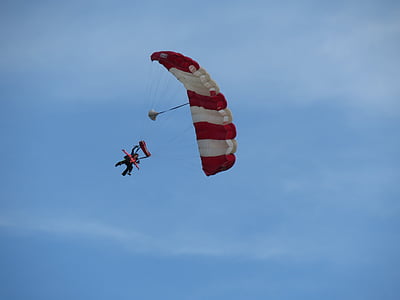 parachute, sky diving, chatham, sky, sport, diving, extreme