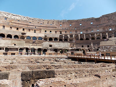 Kolizejs, Rome, Itālija, arhitektūra, amfiteātris, Arena, gladiators