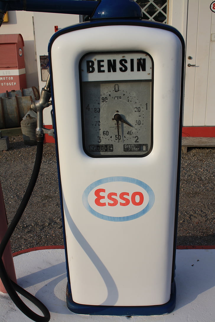 gasolina, estación de gas, Hälsingland