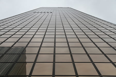 skyscraper, brisbane, facade, architecture, glass facades, window, reflection