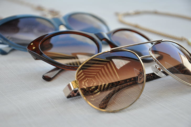 saulesbrilles, modes, Sieviešu mode, stils, vasaras, brilles, stilīgs
