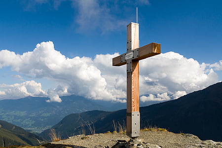 Гора, зустрічі на вищому рівні, хрест, Альпійська, Саміт хрест, гори, подання