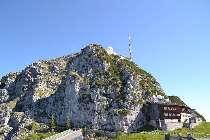 wendelstein, observatory, mountain, sky